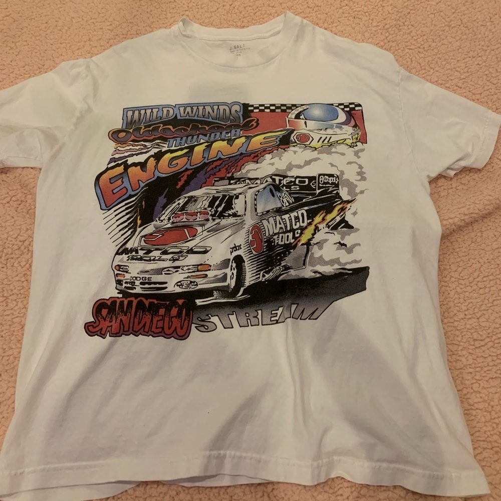 john galt oversized car tee